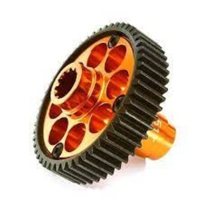 INTEGY C27983RED - Alloy Machined Metal Transmission Output Gear 51T for Traxxas X-Maxx 4X4