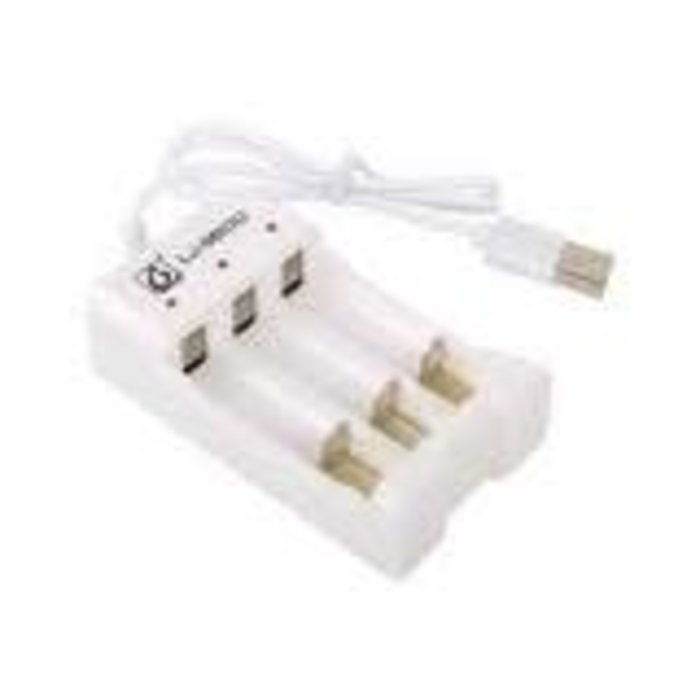 INTEGY C30127 - USB Powered DC Charger for Rechargeable AA & AAA Batteries