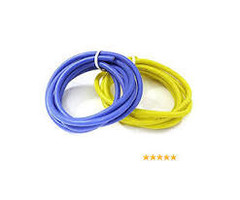 INTEGY C28015 - Flexible 14 AWG Gauge Silicone Wire 1m Set, 39in Blue 39in Yellow