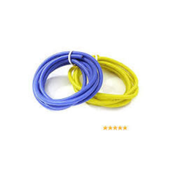 INTEGY C28015 - Flexible 14 AWG Gauge Silicone Wire 1m Set, 39in Blue 39in Yellow