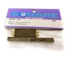 INTEGY SQ-SGC-44 - Square R/C XT-60 Connectors (1x Male/1x Female)