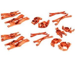 INTEGY C26835RED - Billet Machined Suspension Conversion Kit for Traxxas X-Maxx 4X4