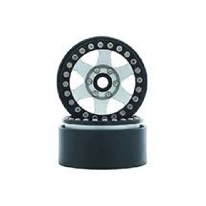 INTEGY C30762 - 1.9 Size Billet Machined Alloy Wheel (2) for 1/10 Scale Off-Road Crawler