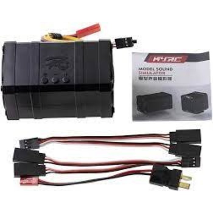 INTEGY C30639 - 2 Speakers Engine Sound Simulator+Brake/Shift/Valve/Horn & Special Sounds