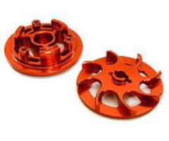 INTEGY C27074RED - Billet Machined Slipper Pressure Plate and Hub for Traxxas X-Maxx 4X4
