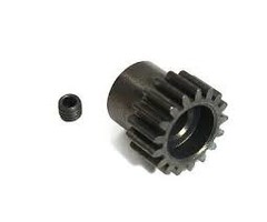 INTEGY C30672 - Machined HD Steel 0.8 MOD 32 Pitch Pinion 17T for BL Applications w/ 5mm Shaft