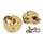 C29931 - CNC Machined Brass 95g Each Portal Cover (2) Steering Blocks for Axial SCX10 III