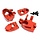 C31115RED - Alloy Steering Blocks Portal Housing for Axial 1/10 SCX10 III Trail Crawler