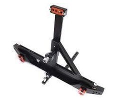 INTEGY C30317 - Realistic 1/10 Rear Bumper with Spare Tire Rack for TRX-4 & SCX-10