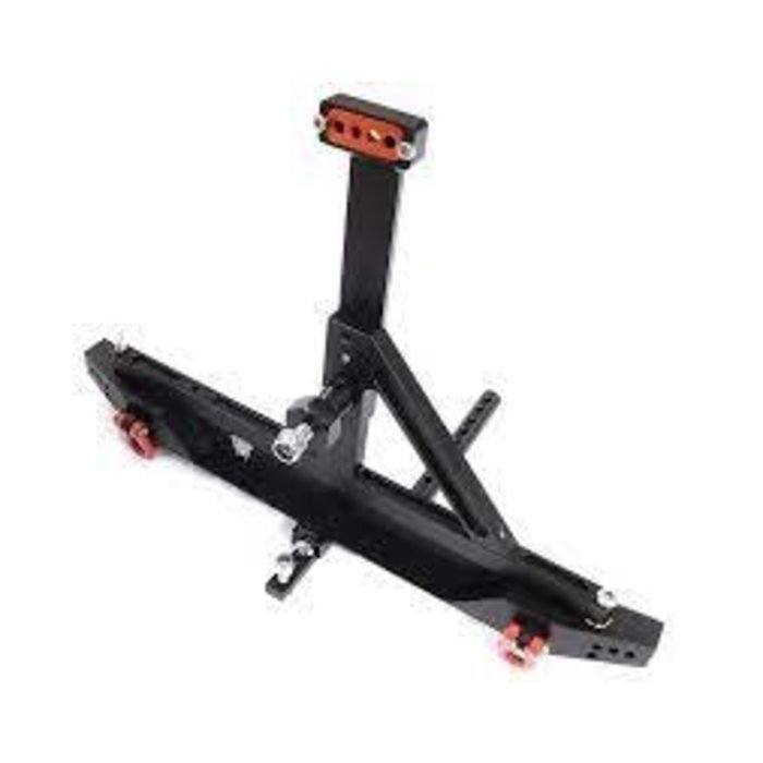 INTEGY C30317 - Realistic 1/10 Rear Bumper with Spare Tire Rack for TRX-4 & SCX-10