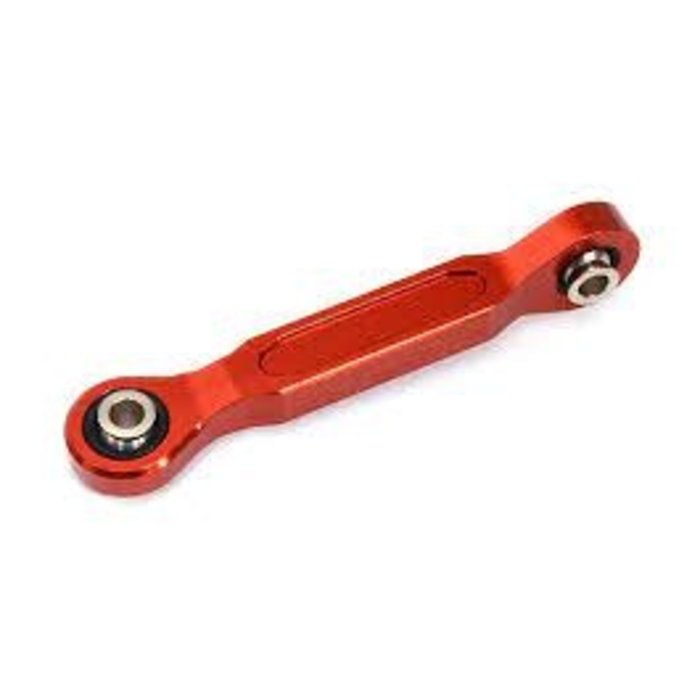 INTEGY C31602RED - Alloy Machined Steering Servo Linkage for Traxxas X-Maxx 4X4