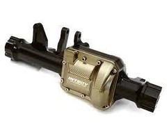 INTEGY C28001GREY - Billet Machined Front Axle Housing for Traxxas TRX-4 Scale & Trail Crawler
