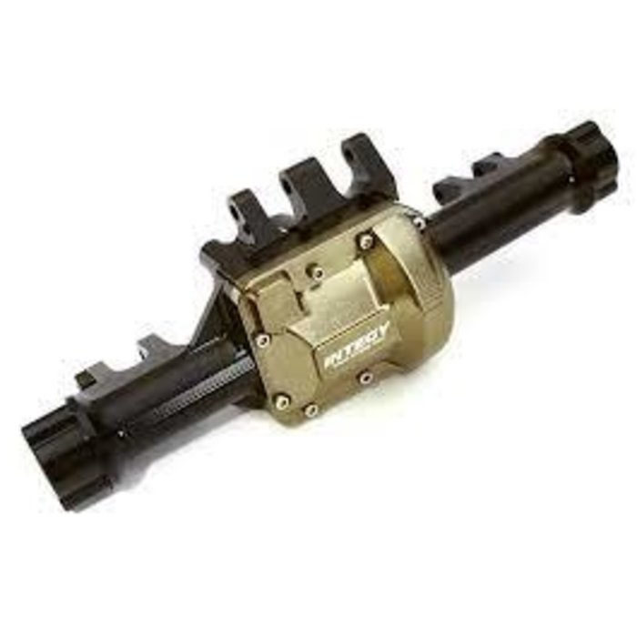 INTEGY C28002GREY - Billet Machined Rear Axle Housing for Traxxas TRX-4 Scale & Trail Crawler