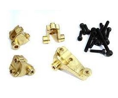 INTEGY C31160 - 	Brass Alloy 50g Total Axle Mount (4) for Traxxas TRX-4 Scale & Trail Crawler