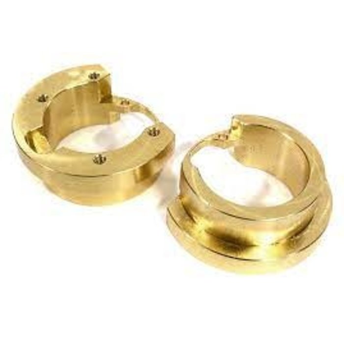 INTEGY C29874 - Brass Alloy 82g Each Weight Add-On Set for Traxxas 1/10 TRX-4 Trail Crawler