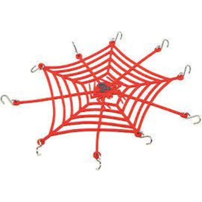 INTEGY C31002RED - Realistic Rubber Cargo Net 174x135mm for 1/10 Scale Crawler