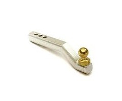 INTEGY C28068HARD - Billet Machined Rear Bumper Receiving Hitch w/ Ball Mount for Traxxas TRX-4