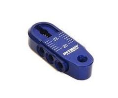 INTEGY C28402BLUE - Alloy Adjustable Length Steering Servo Horn 25T for Traxxas TRX-4 (r=20-25mm) C28402BLUE