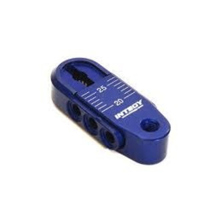 INTEGY C28402BLUE - Alloy Adjustable Length Steering Servo Horn 25T for Traxxas TRX-4 (r=20-25mm) C28402BLUE