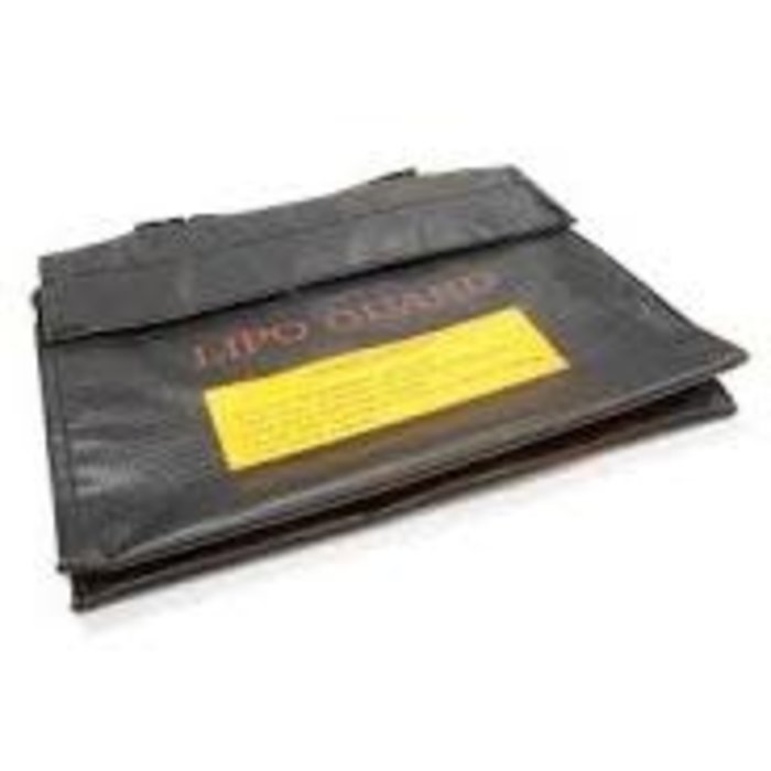 INTEGY C26047BLACK - LiPo Guard Large Battery Bag (240x180x60mm) for Charging and Storaging
