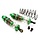 C28474GREEN - Machined 90mm Front Big Bore Shocks for Traxxas 1/10 Stampede, Rustler & Slash