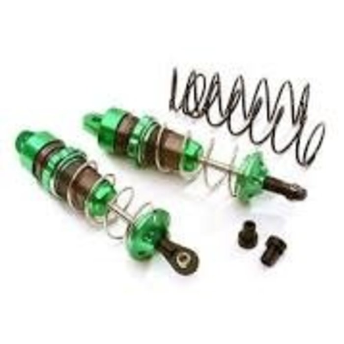 INTEGY C28474GREEN - Machined 90mm Front Big Bore Shocks for Traxxas 1/10 Stampede, Rustler & Slash