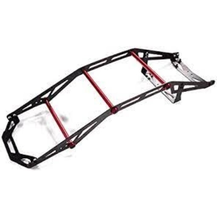 INTEGY C29616RED - Metal Alloy Exo-Skeleton Body Roll Cage Kit for Traxxas X-Maxx 4X4