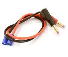 INTEGY C28380 - EC3 Charge Cable 14AWG 30cm Wire Harness w/ Banana Plugs Charging Jack