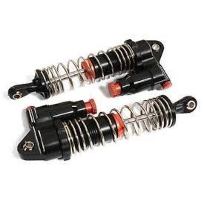 INTEGY C30200BLACK - Alloy 90mm Piggyback Shock(2) w/ Rebound Adjust for SCX-10, SCX10 II & SCX10 III