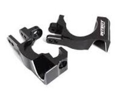 INTEGY C26402BLACK - Billet Machined Caster Blocks for Traxxas 1/10 Slash 4X4 & Rustler 4X4