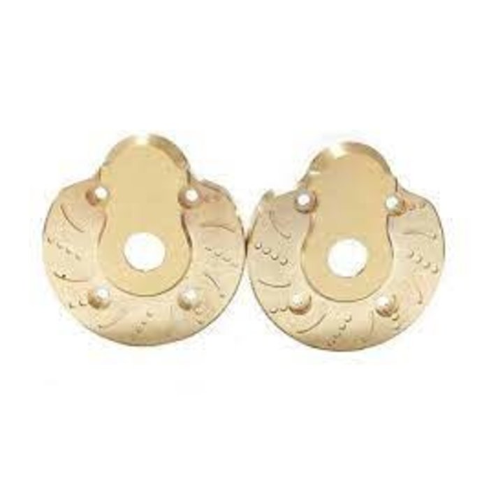 INTEGY C31105 - CNC Machined Brass 48g Each Axle Weight Add-On for Axial 1/10 SCX10 III