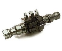 INTEGY C28707GUN - Billet Machined Rear Axle Housing for Traxxas TRX-4 Scale & Trail Crawler