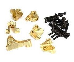 INTEGY C31161 - Brass Alloy 72g Total Axle Mount (6) for Traxxas TRX-6 Scale & Trail Crawler