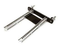 INTEGY C28234SILVER - Adjustable Rear Body Mount & Post Set for Traxxas TRX-4 Scale & Trail Crawler