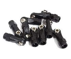 INTEGY C30017 - M4 Size Straight 24mm Length Ball Ends Type Tie Rod Ends, w/ 3mm Ball Links