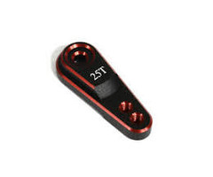 INTEGY C30160RED - Alloy Machined Steering Servo Horn 25T for Traxxas TRX-4 (r=18, 22mm)