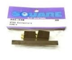 INTEGY SQ-SGC-44M - Square R/C XT-60 Connectors (2x Male)