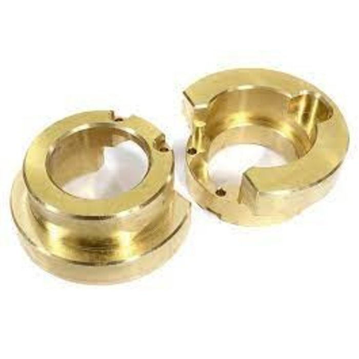 INTEGY C29873 - Brass Alloy 123g Each Weight Add-On Set for Traxxas 1/10 TRX-4 Trail Crawler