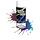 SZX05209 - Color Change Aerosol Paint, Orange/Purple/Teal, 3.5oz Can