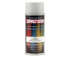 Spaz Stix SZX00209 - Solid White/Backer, Aerosol Paint, 3.5oz Can