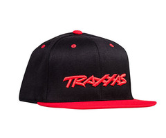 Traxxas 1183 - BLR - SNAP HAT FLAT BILL BLACK/RED OSFA