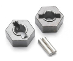 Traxxas 4954R - Wheel hubs, hex (steel)