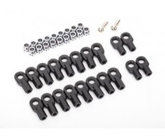 Traxxas 1942 - Rod ends (16 long & 4 short)/ hollow ball connectors (18)/ ball screws (2)