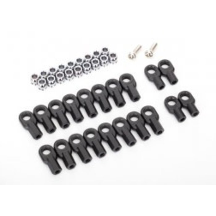 Traxxas 1942 - Rod ends (16 long & 4 short)/ hollow ball connectors (18)/ ball screws (2)