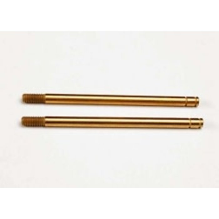 Traxxas 2656T - Shock shafts, hardened steel, titanium nitride coated (xx-long) (2)