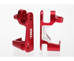 Traxxas 6832R - Caster blocks (c-hubs), 6061-T6 aluminum (red-anodized), left & right