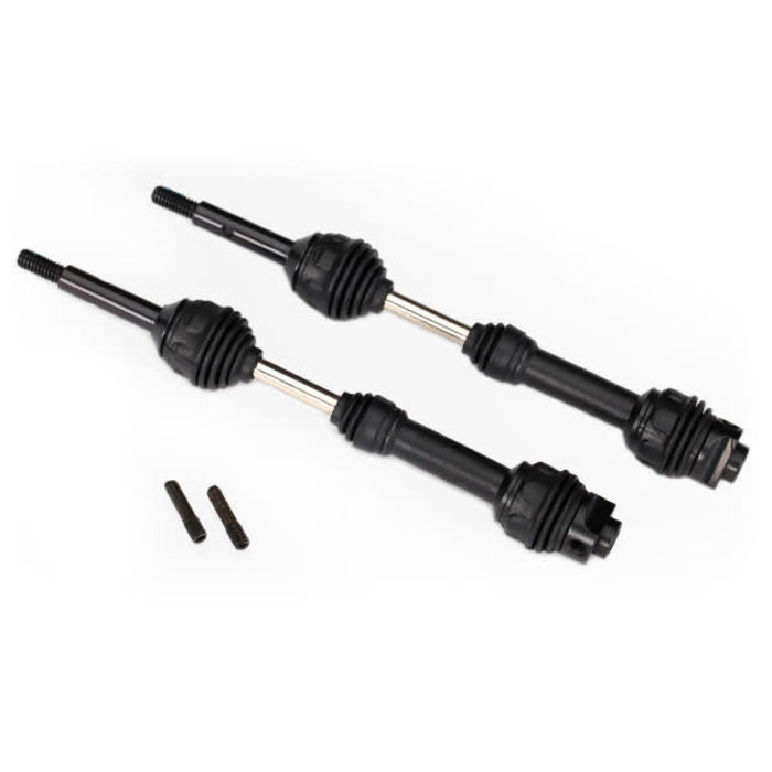 Traxxas 6852R - Driveshafts, rear, steel-spline constant-velocity (complete assembly) (2)