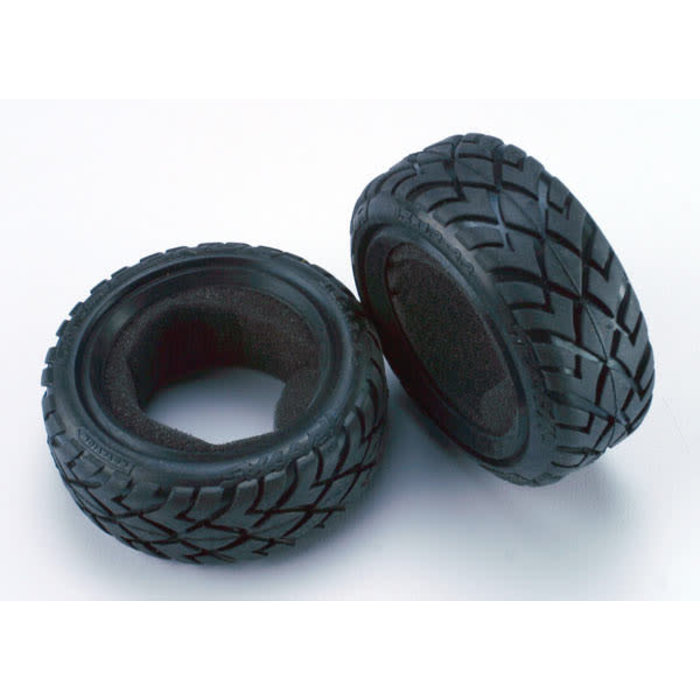 Traxxas 2479 - Tires, Anaconda® 2.2' (wide, front) (2)/foam inserts (Bandit®) (soft compound)