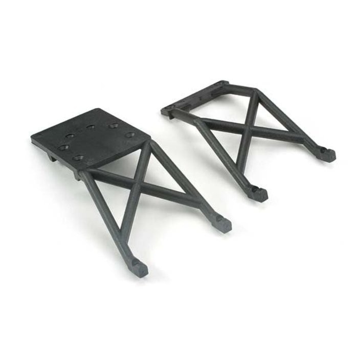 Traxxas 3623-BLK - Skid plates, front & rear (black)