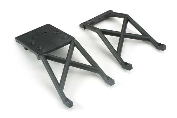 Traxxas 3623-BLK - Skid plates, front & rear (black)